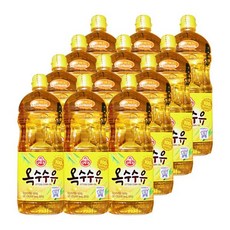 오뚜기 옥수수유 1.5L 12개 식용유 기름 튀김 부침 오일