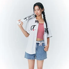 랩 LAP x KBO KT위즈(홈) 미니 리본핀 AR7GA333, 화이트, 1개