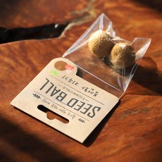 슬로시 허브 방울토마토 해바라기 씨드볼 깃발 씨앗 심기 식물 키우기, 씨드볼(봉선화)