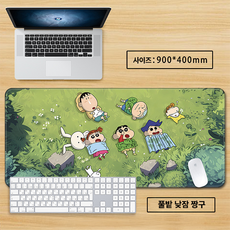 문팔레트기획 짱구는 못말려 마우스 패드 장패드, 1개, 풀밭낮잠 짱구