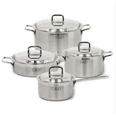 오브제 러브송 통3중 냄비 인덕션냄비, 1개, 16cm편수, 스텐