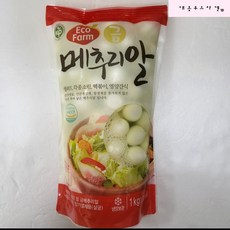 (냉장)에코팜금메추리알 1kg, 1개