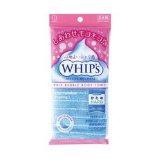 日本製 極細纖維泡泡 起泡棉密 搓背神器, 小久保WHIP's 搓澡巾-硬款藍色, 1個, 藍色