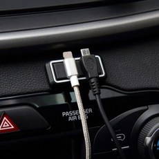 홀더 차량용 자석형 정리 거치대 블랙 케이블 49987pc 1(PC)