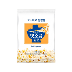 미원 맛소금 팝콘 55g, 6개