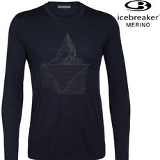 Icebreaker Tech Lite AD150 男款圓領長袖上衣/美麗諾羊毛排汗衣 融冰漂浮