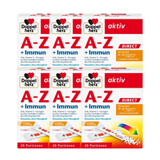 [독일 내수 정품](도펠헤르츠)DOPPELHERZ A-Z+Immun DIRECT Pellets 20St, 6개, 31g