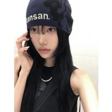 TANSANMAGNESIUM 자카드 엘 캐피탄 비니 (네이비)