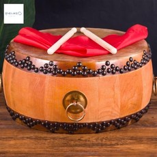 진도북 소가죽 난타북 풍물놀이 전통놀이 도교 취미 12인치, 1개