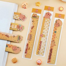 아트박스/호사문구 아트필드 카피바라 마그네틱 자 15cm, 해피, 해피