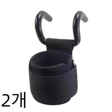 즈은즈 헬스 스트랩, 2개, 블랙