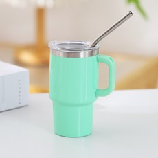 미니텀블러 스텐 보온보냉 캠핑용 소주잔 90ml, 1개, 그린