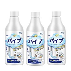 [업그레이드 모델] 2+1 강력 배관 청소제 3초 만에 배관 소통 강력한 배관소통제 세면대 배수구 크리너, 3개, 500ml