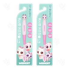 오루루 위시캣 키즈 피규어 칫솔, 2개, 랜덤발송, 1개입