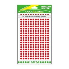 원형스티커(303-3/적색)C306 chl+4392aM