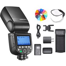 [GODOX V860III-S Sony 480 [] 정규 대리점&일본어 설명서]Godox 카메라 플래시스 스트로보 스피드 라이트 카메라, 1개
