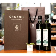 [설명절선물세트] 스페인 디쿱 냉압착 유기농 엑스트라 버진 올리브 오일, 2개, 0.5L