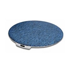 迷你藍牙音響，牛仔布紋設計，無線便攜，清晰音質, 夜藍, OOBANG｜枕下共振音蝶