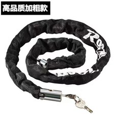 【無品牌】-自行車鑰匙鎖山地防盜密碼鎖山地車便攜式鏈條鋼纜電動車單車車鎖, 1個, 【加粗款】常用款100cm:無規格