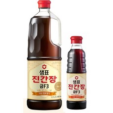 샘표 진간장 금F3 1.7L+500ml 1개, 1.7L