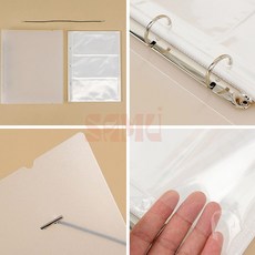 티켓 바인더 3칸 포토바인더