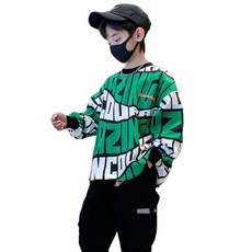 萱寶媽咪 韓版兒童長袖T恤 男女童衛衣 中大童上衣 童裝大學T 秋冬休閒上衣