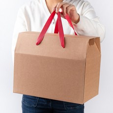 한가람패키지 손잡이 끈 대형 제품 포장 상자 33x20x18cm