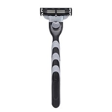 拋棄式刮鬍刀組，男士專用，多層刀片設計，舒適安全，父親節禮品推薦, 1個, 刀柄+一替換刀片