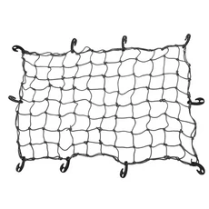 자동차 SUV 트럭 트레일러 화물 지붕 랙 바구니 정리함 그물 자동차 지붕 가방 다목적 탄성 메쉬 수하물 로, 01 Black