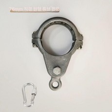 그네베어링 흔들의자 부품 연결 1개 해먹 버클, 76mm 직경 알루미늄 버튼후크