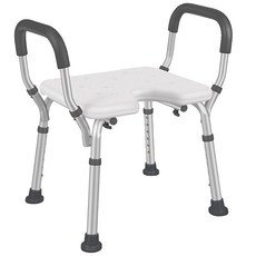 LADUTA 拉布塔 鋁合金防滑淋浴凳, 1個, 洗澡椅3106K (U形)