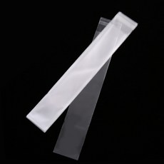 OPP 긴비닐 봉투 6cm 100장 접착식 롱비닐 포장 비닐, 100개
