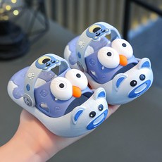 2025新款大眼睛兒童拖鞋嬰兒拖涼鞋卡通兒童夏季外穿涼拖鞋小童