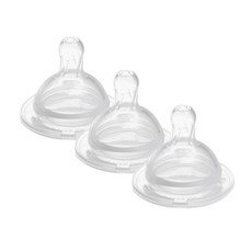 益嬰房 黃色小鴨 雙氣孔寬口徑奶嘴 S/M/L/XL (一盒3入) - 寶寶奶瓶配件, 1個, 寬口XL(十字)單氣孔, 寬口XL(十字)單氣孔