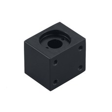 사다리꼴 리드 스크류 변환 너트 시트용 하우징 브래킷 알루미늄 블록 15 3D 프린팅 부품 8mm T8, 01 Black