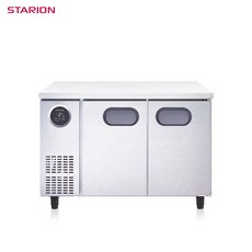 스타리온 냉장고 1500 올냉동 좌측기계실 업소용 냉동 테이블 냉동고 내부스텐 보급형 SR-T15BAF, 올스텐