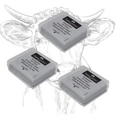 파버카스텔 지우개 니더블 그레이 3개입 세트, 1세트, 니더블지우개그레이3개입