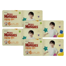 하기스 보송보송 팬티형 기저귀 공용, 6단계, 160매