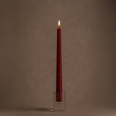 엘캔들 메탈릭 테이퍼 캔들 메탈릭레드 25cm, 2개, 56g, 무향