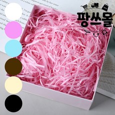 팡스몰 종이 스타핑 스터핑 쵸핑 초핑 선물 포장 완충재 1KG, 핑크, 1개