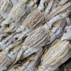 삼점게 냉동 꽃게 통게(라운드) 100-150 150-200 간장게장용 업소용 6kg, 1박스, 암게 80-100(라운드, 통게)