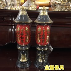 金龍佛具 神明燈 祖先燈 公媽燈 仿古銅燈, 9寸5
