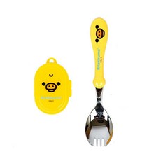 리락쿠마 편한스푼(얼굴)-옐로우_000gf