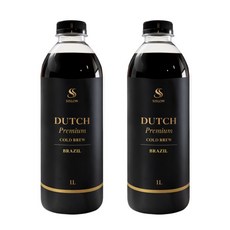 [시슬로우] 브라질 프리미엄 고농축 콜드브루 원액 더치커피, 2개, 1개입, 1L