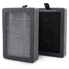 LEVOIT LVH28 공기 청정기 호환 LVH28 교체 필터 LVH28 H3 트루 HEPA 교체 필터 2 팩, 1개