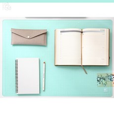 롱스팜 윈스타 A1 반투명그린 컷팅판 책상칼집매트