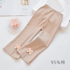 女童打底褲 春秋款 95%棉 外穿 修身小腳長褲