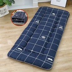 홈 오피스 사용 편안한 매트리스 90*200cm, 네이비, 20mm