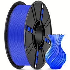 MMC LAB 고속 3D 프린터 필라멘트 1.75mm 빠른 출력 고강도 친환경 안정적 FDM 재료 3D모델링, 블루(청색), LAB PLA+