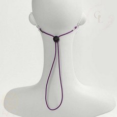 마스크 스트랩 끈조절 퍼플 분실 방지 가벼운 마스크 줄 1개입
